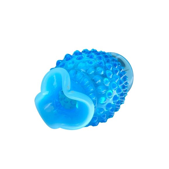 Fenton Vintage Blue Hobnail Opalescent Glass Vase Retro Art Deco Style Decorativ - Picture 7 of 9